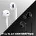 작은이미지: C타입이어폰 오픈형 커널형 유선이어폰 볼륨조절 통화기능 #2