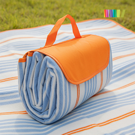 스트라이프 피크닉매트+비치백 세트 #3