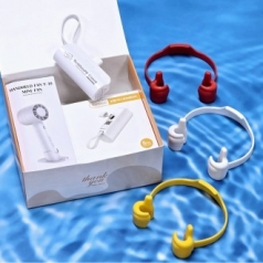 도킹 보조배터리 5000mAh+휴대폰 거치대+냉각 쿨 선풍기 선물세트+레디백