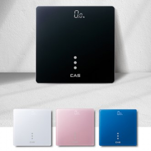 카스 CAS  화이트LED 강화유리 디지털체중계 H24