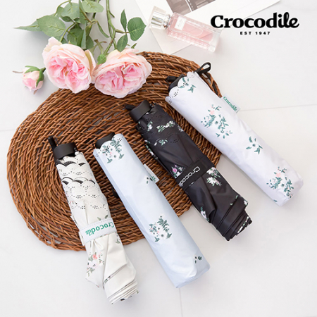 크로커다일 3단 슬림 탈리아 펀칭 암막 우양산 #2