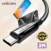 작은이미지: 유니콘 USB C to C타입 240W 초고속 충전 데이터 케이블 PLC-2M240W #4