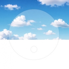 고투명 원형 둥글이 부채 (무지/인쇄불가)