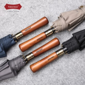 파라체이스 1110 원목 손잡이 이중캐노피 장우산