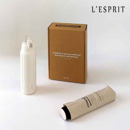 레스쁘리 고급 락앤락 세트N(크로커다일 레터링 우산+락앤락 슬로라이트 텀블러 600ml) #2