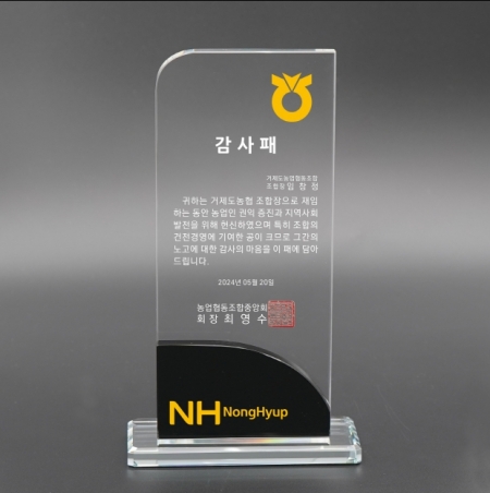 414-1(12*21) 감사패 #4