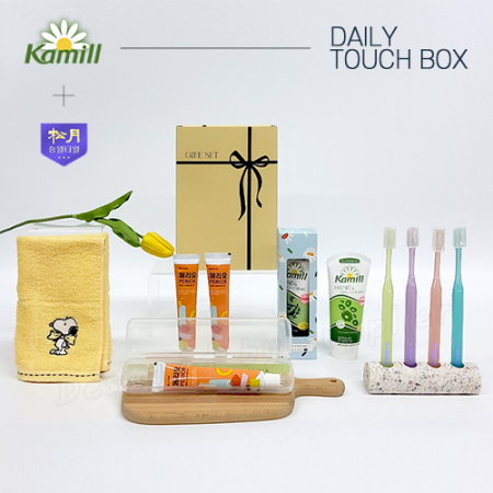 카밀핸드크림100ml선물세트 리본2호 송월핸드타올 엠보싱칫솔치약세트 #4