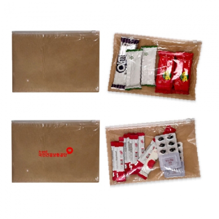 PVC부직포 지퍼백 파우치S #3