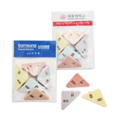 삼각모서리 클립집게(수첩형)5개