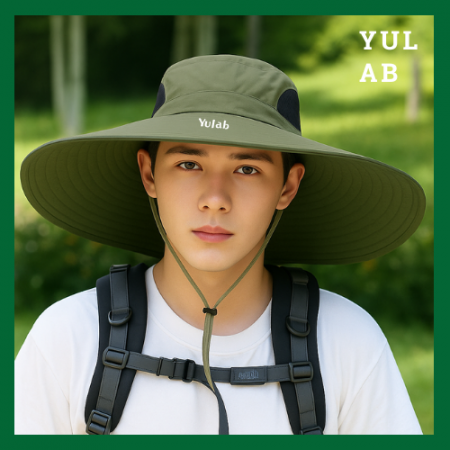 NEW 유랩 넓은챙 햇빛가리개모자 자외선차단 벌초모자 농부모자 등산모자 낚시모자 아웃도어 작업모자 캠핑모자 썬캡 남녀공용 접이식모자 #2