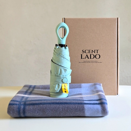 센트라도 패턴 담요+멀티고리 5단 양우산 세트 #3