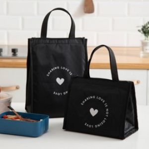 트래블요정 블랙앤화이트 멀티 보온보냉백