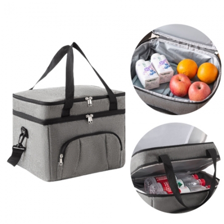 상단2단 대용량 피크닉 보온 보냉 가방 #2