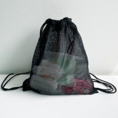 스포츠 다용도 매쉬 블랙 짐쌕 소형 35X38cm