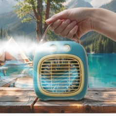 대용량 가습기+냉각 휴대용 선풍기