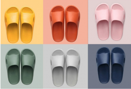 가벼운 푹신한 사계절 슬리퍼 거실 실내화 남녀공용 미끄럼방지 시원한 슬리퍼 #2