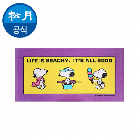 송월 스누피 라이프50 비치타올 #2