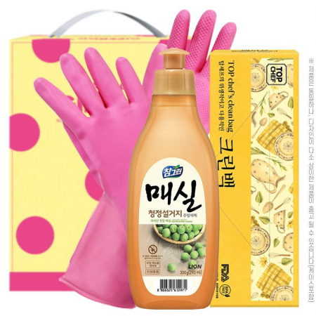 참그린매실300용기 크린백 고무장갑32cm(3종) #2