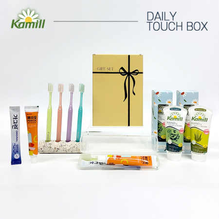 카밀핸드크림100mlx2p선물세트 리본5호 가그린 엠보싱칫솔치약 #4