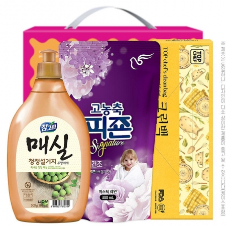 참그린매실 주방세제 500용기 피죤 크린백(3종) #2