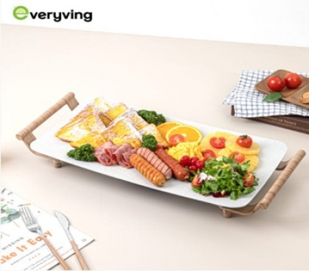 에브리빙 사각 전기 그리들 Lime-0325G #2