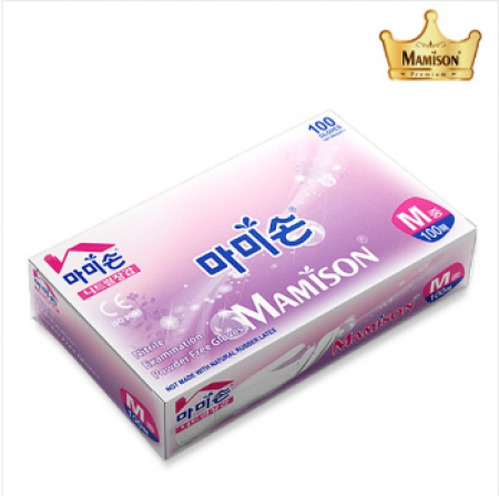 마미손 니트릴/라텍스 장갑 100매 #2