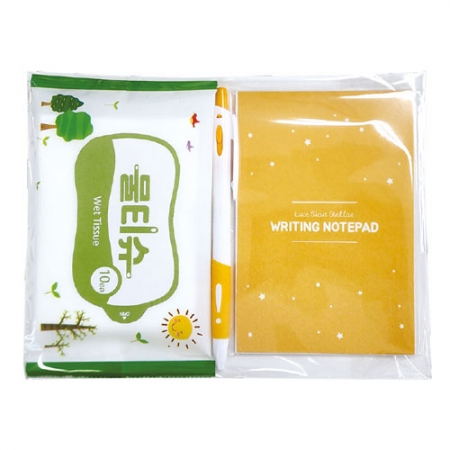 메모지 볼펜 물티슈 세트 B형 #2