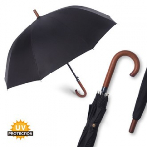 도브 65 10k 암막우드곡자 블랙 자동장우산