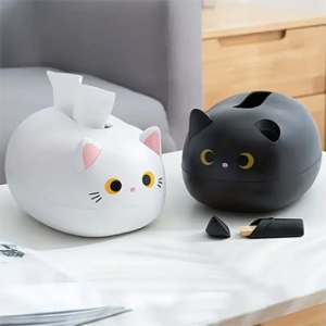 130 다용도 귀여운 고양이 디자인 티슈 박스