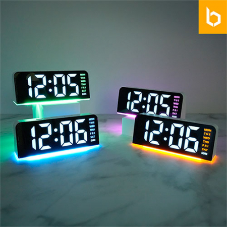 유즈비 언더라인 무드등 LED 시계 #3