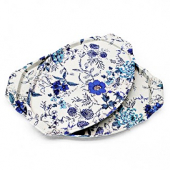 타원손잡이 멜라민쟁반 2p세트