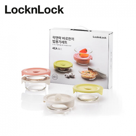 락앤락 LL-62 바로한끼 글라스 밥용기 4P #3