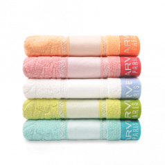 까르뱅 티아라 칼라전사 타올 30수 140g - 오코텍스 1등급 인증