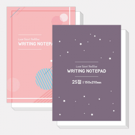 메모 카드 25절 A5 낱장 메모지 메모패드 #2