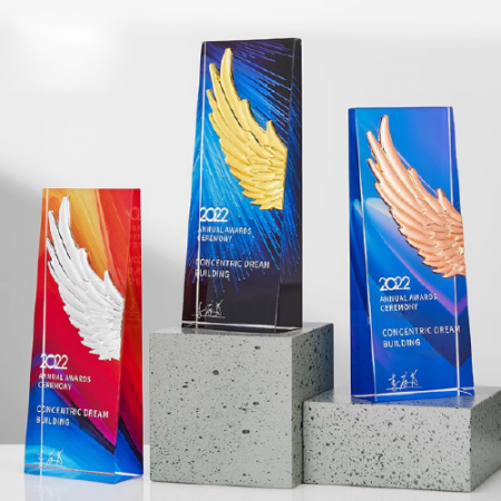 기념패 일러스트 크리스탈 상패 #2