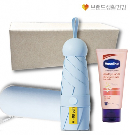 양우산 브생건166호(5단 우양산 UV암막우산+바세린 핸드크림) #2