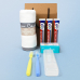 작은이미지: 피에르가르뎅 세면타올 + 크리오 덴티메이트 토탈케어 3개 + 부케가르니 미세모 칫솔 2개 + 아이깨끗해 비누 + 치약칫솔케이스 + 끈케이스 #2