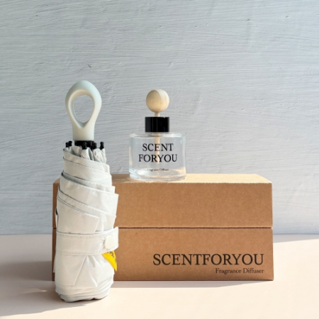 FINE 센트포유 차량용디퓨저 120ml 1구 + 초경량 멀티고리 5단우산세트 SU25 #3