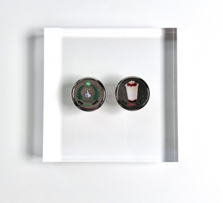 로고 글로우 금속뱃지 UV인쇄ㅡ1개부터제작가능 #2