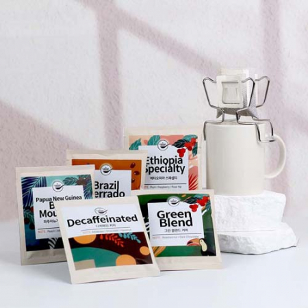 커핑그라운드 드립백커피 머그컵 선물세트 CGMUG 7P #4