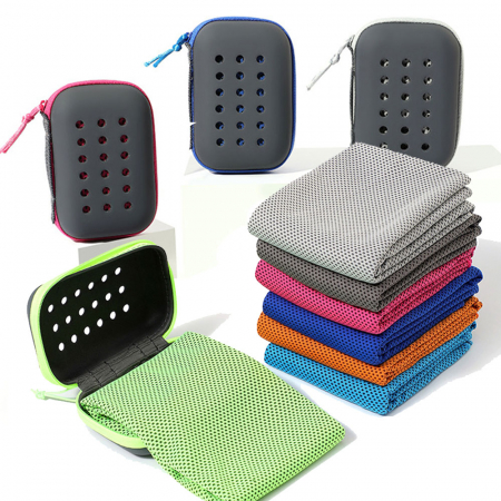 사각케이스 쿨링 스포츠타월 세트 등산 헬스 땀수건 #2