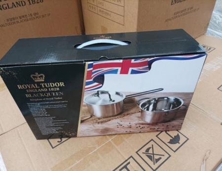 로얄튜더 블랙퀸 스텐냄비 2종 (3P) #3