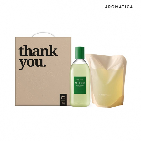 아로마티카 샴푸 2종세트(샴푸 400ml+리필500ml) // 손잡이케이스 포함 #2