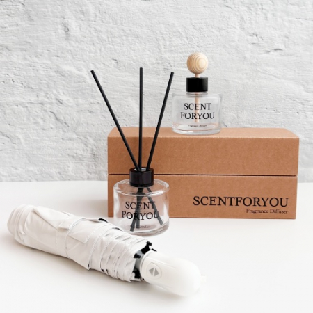 FINE 센트포유디퓨저 차량용 1구 + 실내용 1구 + 초경량 핸디 자동3단 우산세트 SU22 #4