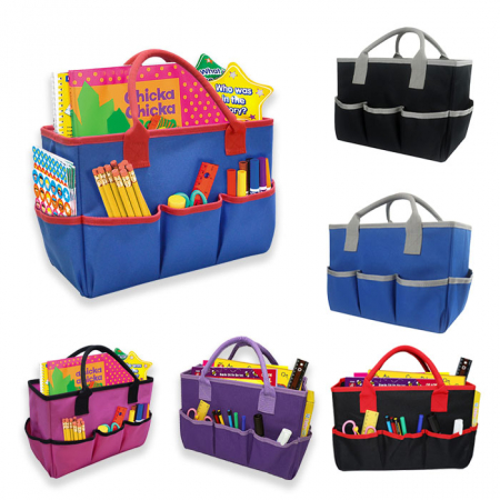 B199 멀티포켓 쇼퍼백 어린이집 유치원 미술학원 가방 문구 정리가방 인쇄 답례품 #2