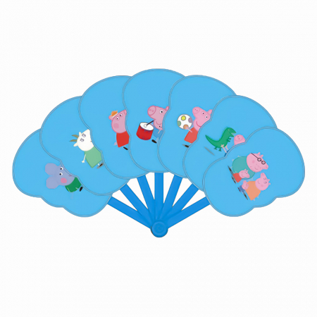 7칸 부채 7x10cm(x7쪽) PP 주문제작 #2