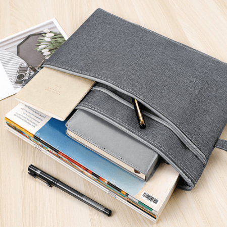 서류파우치 서류케이스 파일케이스 지퍼 서류 파우치 화일 문서 보관  포켓화일 주머니화일 #3