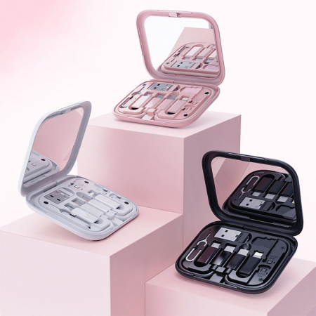 여러가지 휴대 여행용 만능 케이블 포트 키트 #2