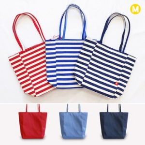 양면사용 패션가방 스트라이프 에코백