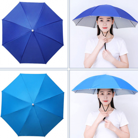 자외선차단 초경량10g 가벼운 우산모자 머리우산 홍보굿즈 #2